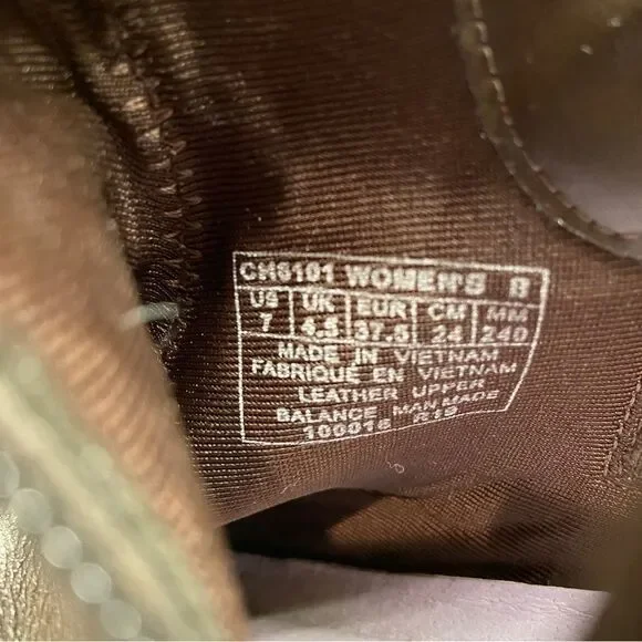 Aravon Josie Leather Brown Suede Booties (Size 7) - Picture 6 of 8